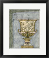 Small Urn And Damask I Fine Art Print
