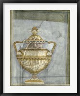 Small Urn And Damask II Fine Art Print