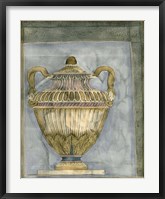 Small Urn And Damask III Fine Art Print
