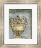 Small Urn And Damask III Fine Art Print
