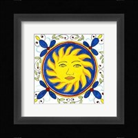 Rustic Tile I Framed Print