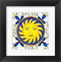 Rustic Tile I Framed Print