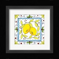 Rustic Tile III Framed Print