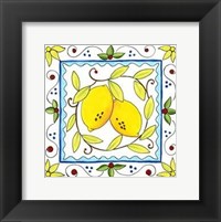 Rustic Tile III Framed Print