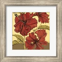 Cropped Sophisticated Hibiscus I Fine Art Print