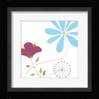 Playful Blooms II Framed Print