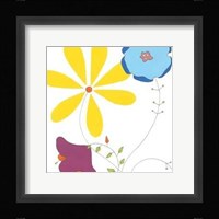 Playful Blooms III Framed Print