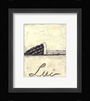 Lui- French Cozy Slipper Framed Print