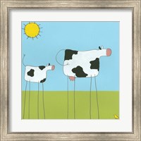 Stick-Leg Cow I Fine Art Print