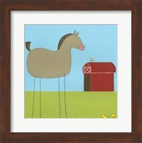 Stick-Leg Horse I Fine Art Print