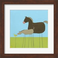 Stick-Leg Horse II Fine Art Print