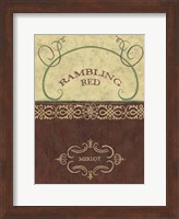 Rambling Red (Pp) Fine Art Print