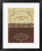 Rambling Red (Pp) Fine Art Print