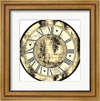 Small Aged Elegance Clock Fine Art Print
