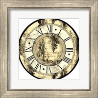 Small Aged Elegance Clock Fine Art Print