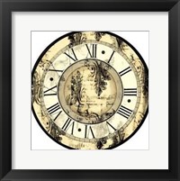 Small Aged Elegance Clock Fine Art Print