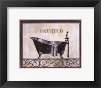 Bath Silhouette II Fine Art Print