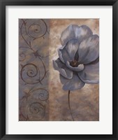 Fleur Bleue I Framed Print