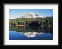 Mount Rainier, Reflection Lake, Washingt Fine Art Print