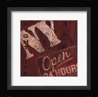 New York Nightlife Framed Print