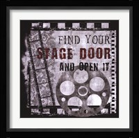 Stage Door Fine Art Print