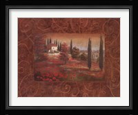 Fields Of Tuscany I Framed Print