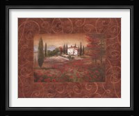 Fields Of Tuscany II Framed Print
