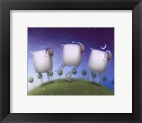 Insomniac Sheep Framed Print
