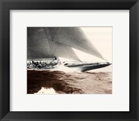 Mariner's Museum - Rainbow's Finish 1934 Vintage Maritime Fine Art Print