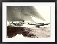 Mariner's Museum - Rainbow's Finish 1934 Vintage Maritime Fine Art Print