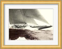 Mariner's Museum - Rainbow's Finish 1934 Vintage Maritime Fine Art Print