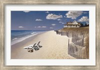 Beach House View Fine Art Print