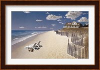 Beach House View Fine Art Print