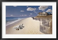 Beach House View Fine Art Print
