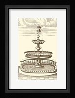 Courtyard Fountain I Fine Art Print