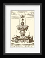 Courtyard Fountain IV Fine Art Print