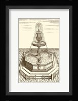 Courtyard Fountain VI Fine Art Print
