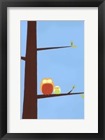 Tree-top Owls I Fine Art Print