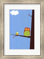 Tree-top Owls II Fine Art Print