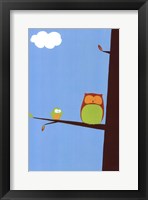 Tree-top Owls II Fine Art Print
