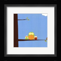 Tree-top Owls III Framed Print