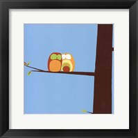 Tree-top Owls IV Framed Print