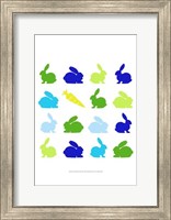 Animal Sudoku in Blue II Fine Art Print