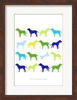 Animal Sudoku in Blue III Fine Art Print
