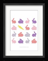 Animal Sudoku in Pink II Framed Print