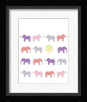 Animal Sudoku in Pink IV Framed Print
