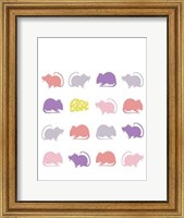 Animal Sudoku in Pink V Fine Art Print