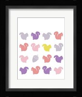 Animal Sudoku in Pink VI Framed Print