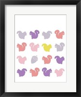 Animal Sudoku in Pink VI Framed Print