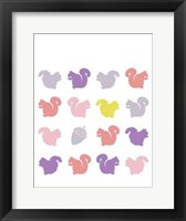 Animal Sudoku in Pink VI Framed Print